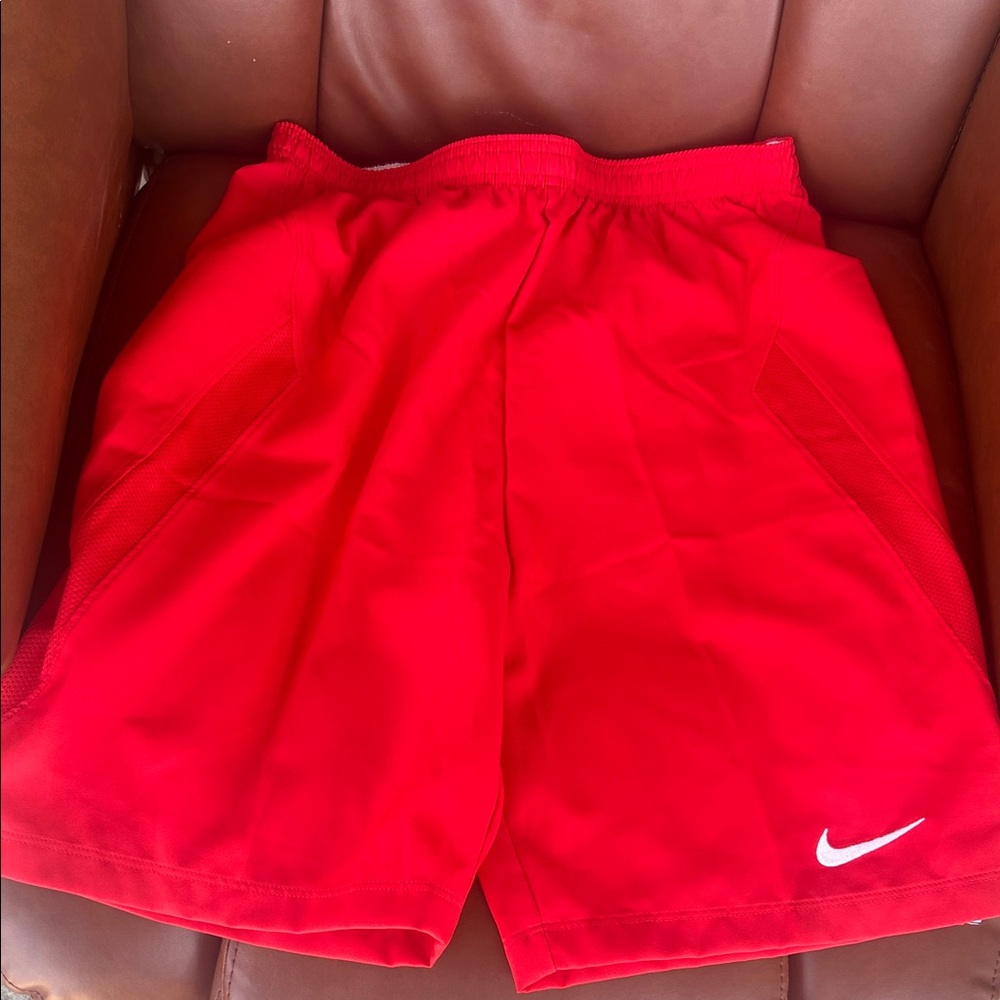 Nike Men's Bright Red Sports Shorts